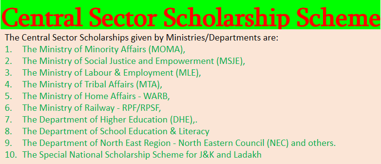 central-sector-scholarship-scheme